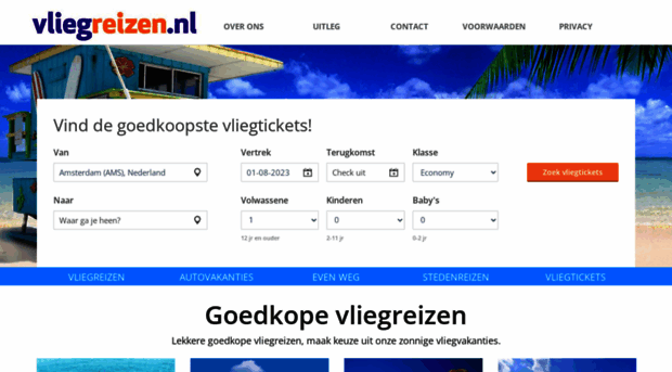 vliegreizen.nl