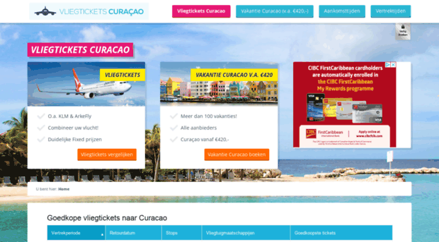 vliegtickets-curacao.nl