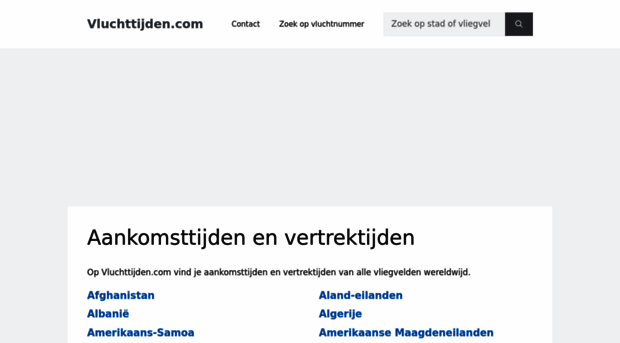 vluchttijden.com