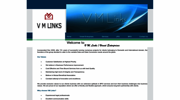 vmlinks.co.in