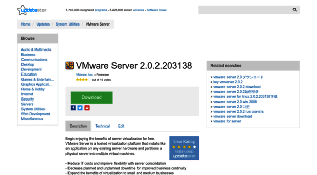 vmware-server.updatestar.com