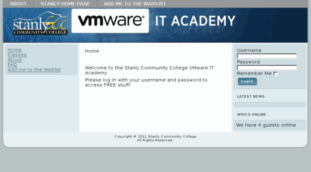 vmware.stanly.edu