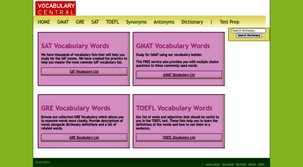 vocabularycentral.com