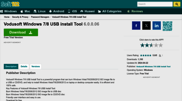 vodusoft-windows-7-8-usb-install-tool.soft112.com