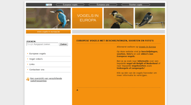 vogels-in-europa.be