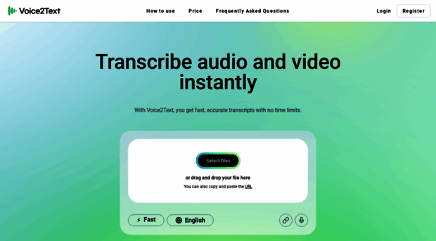 voice2texts.com