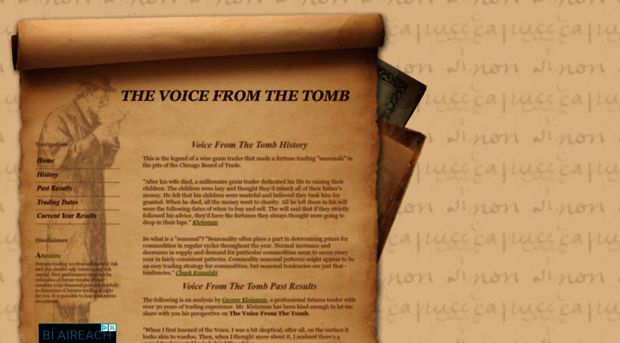 voicefromthetomb.com