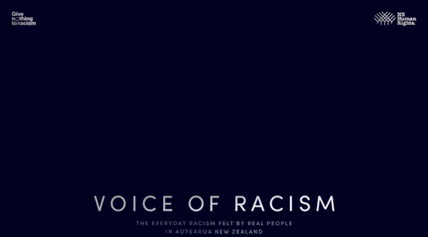 voiceofracism.co.nz