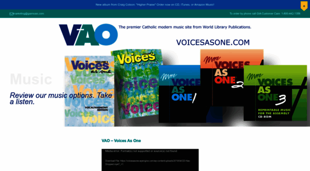 voicesasone.com