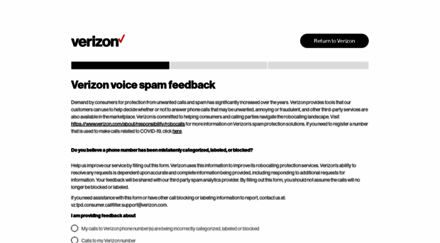 voicespamfeedback.com