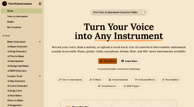 voicetoinstrument.com
