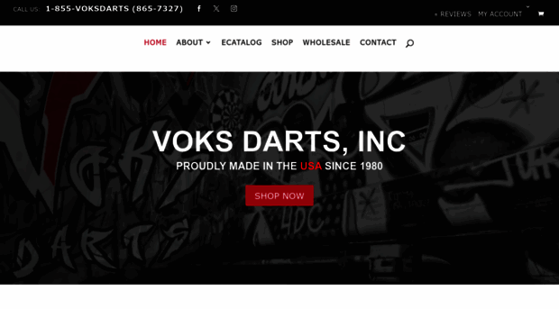 voksdarts.com