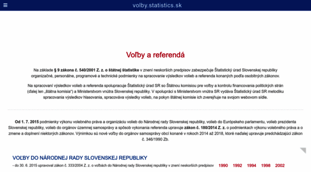 volby.statistics.sk