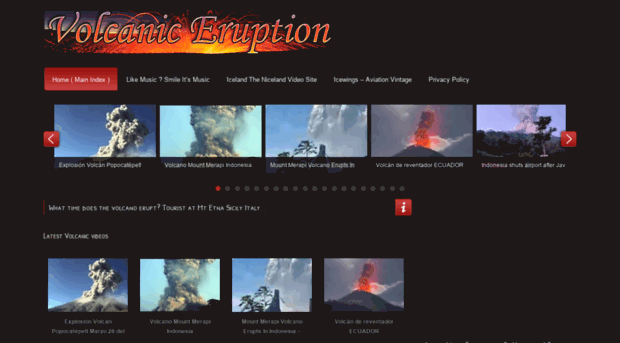 volcanic-eruption.com