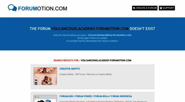 volcanicduelacademy.forumotion.com