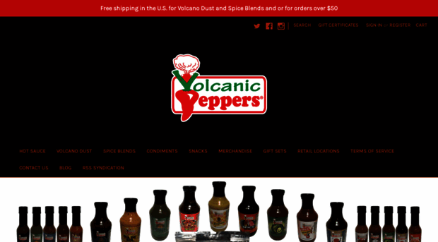 volcanicpeppers.com