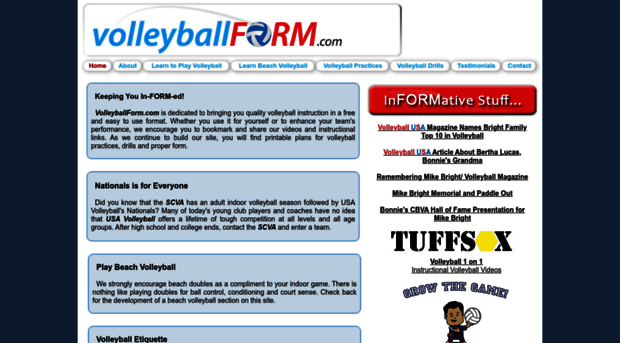 volleyballform.com