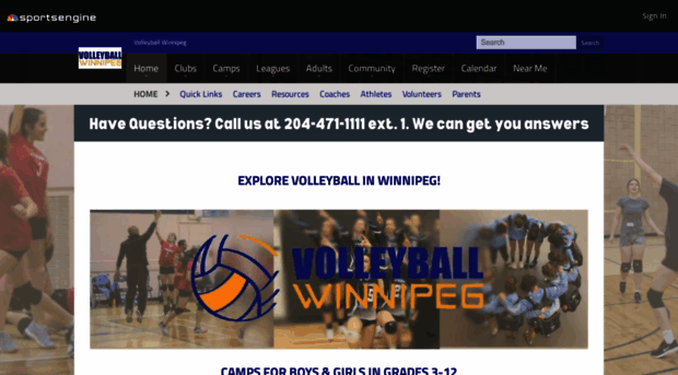 volleyballwinnipeg.ca