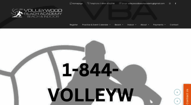 volleywoodbeachacademy.com