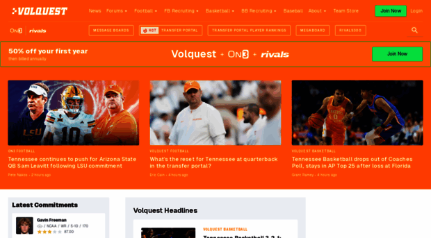 volquest.com - Volquest: Tennessee Volunteers... - Volquest