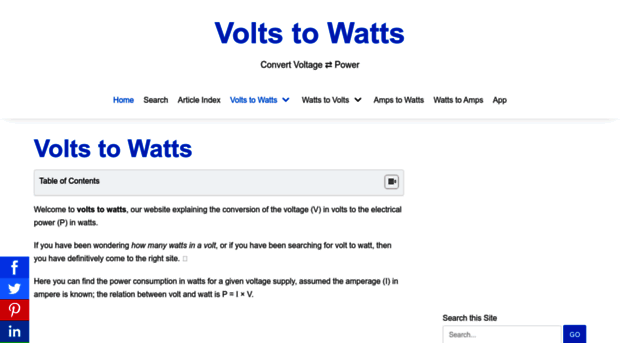 voltstowatts.com