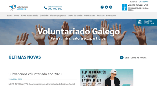 voluntariadogalego.org