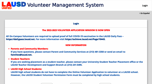 volunteerapp.lausd.net