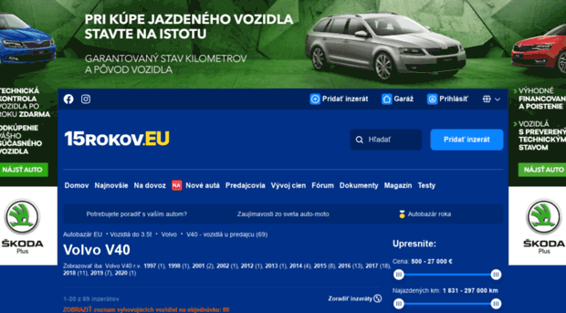 volvo-v40.autobazar.eu