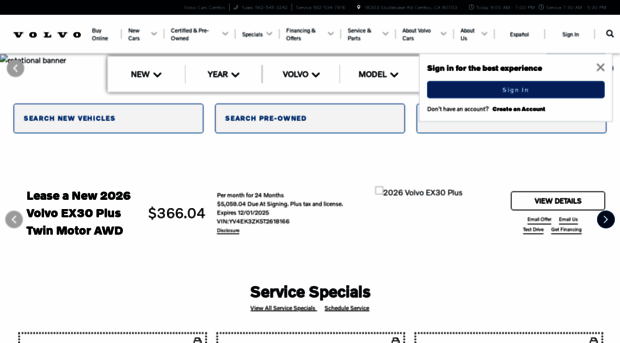 volvocarscerritos.com