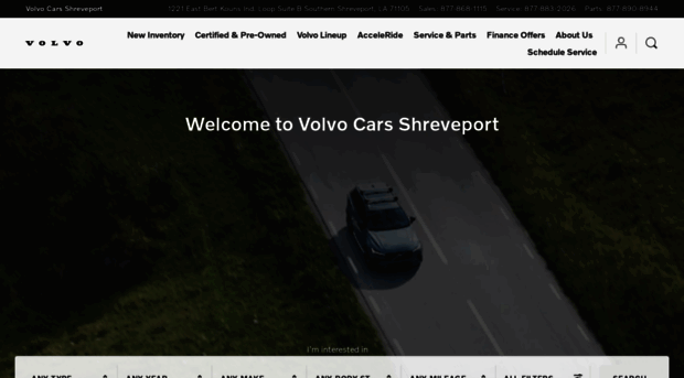 volvocarsofshreveport.com