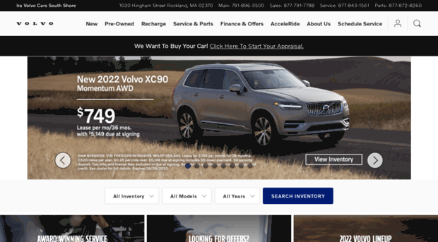 volvocarssouthshore.com