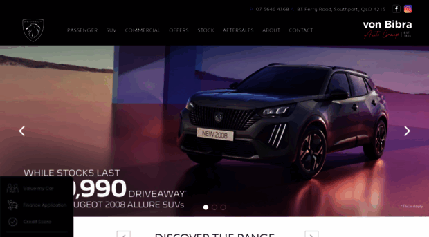 vonbibrapeugeot.com.au