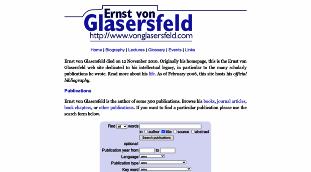 vonglasersfeld.com