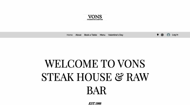 vonssteakhouse.com