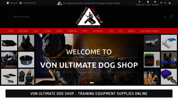 vonultimatedogshop.com