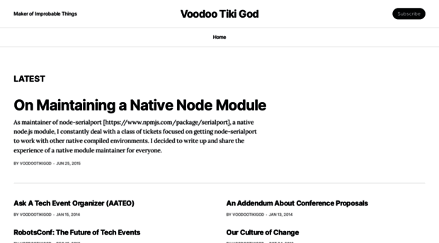 voodootikigod.com