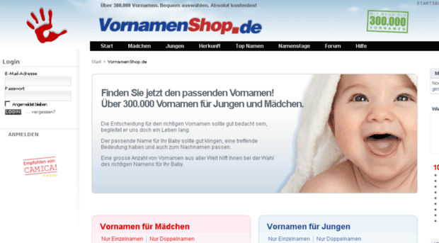 vornamenshop.de