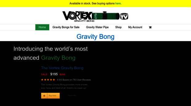 vortexgravitybong.com