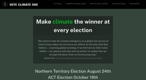 voteclimateone.org.au