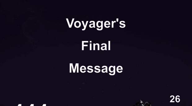 voyagersfinalmessage.com