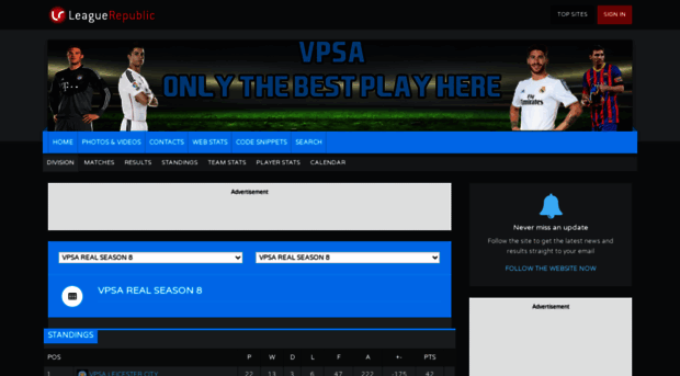 vpsafifa.leaguerepublic.com