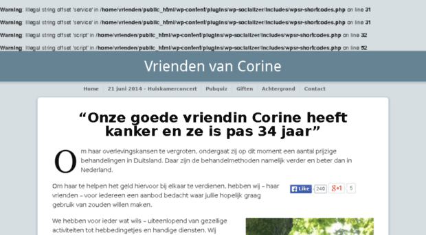 vriendenvancorine.nl