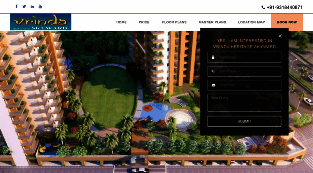 vrindaheritage-skyward.com