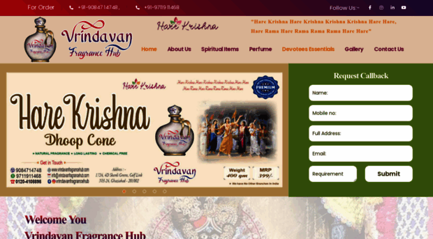 vrindavanfragrancehub.com