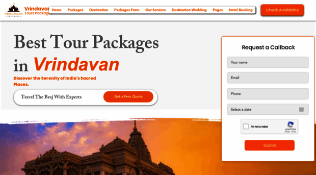 vrindavantoursandpackages.com