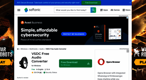 vsdc-free-audio-converter.en.softonic.com