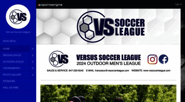 vssoccerleague.com