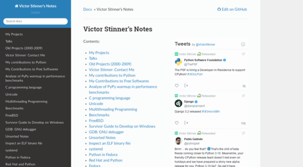 vstinner.readthedocs.io