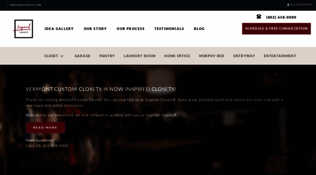 vtcustomclosets.com