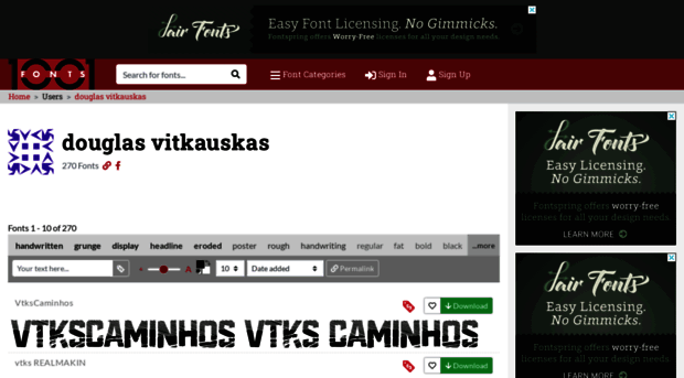 vtks.1001fonts.com